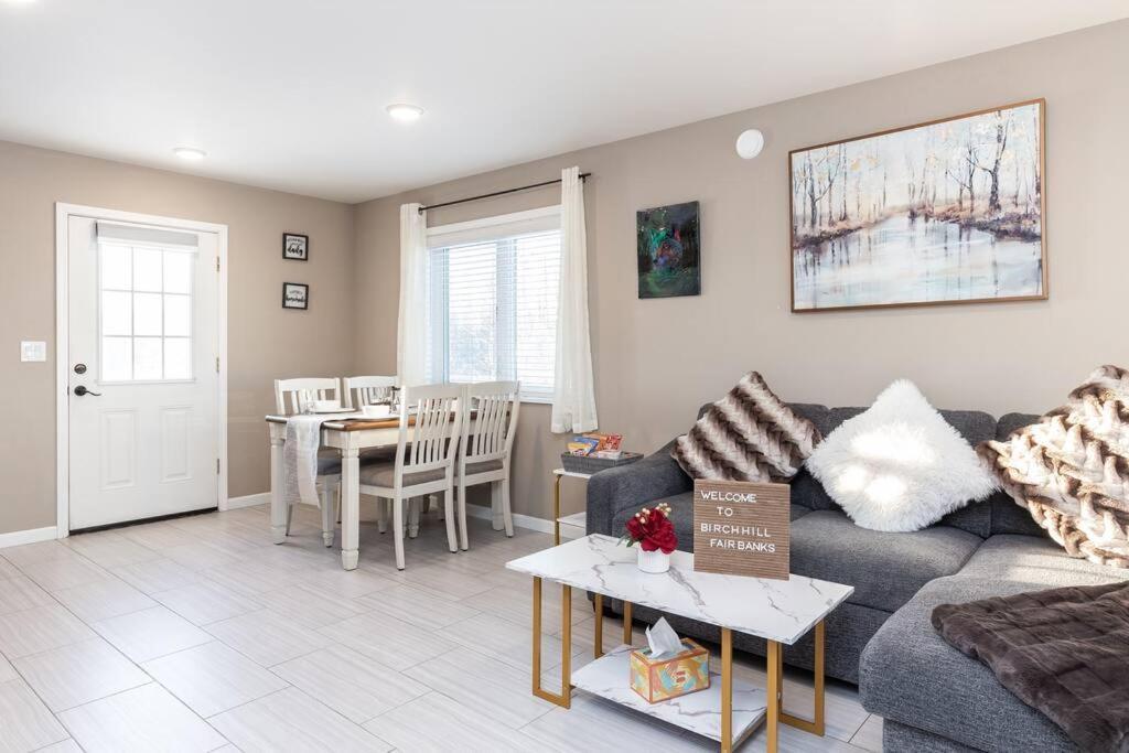 Birch Hill Retreat Great Location2+Garage+Aurora Villa Fairbanks Kültér fotó